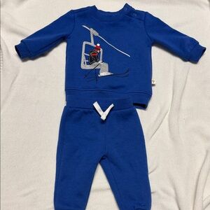 Blue Kids Pajamas with Helicopter Design